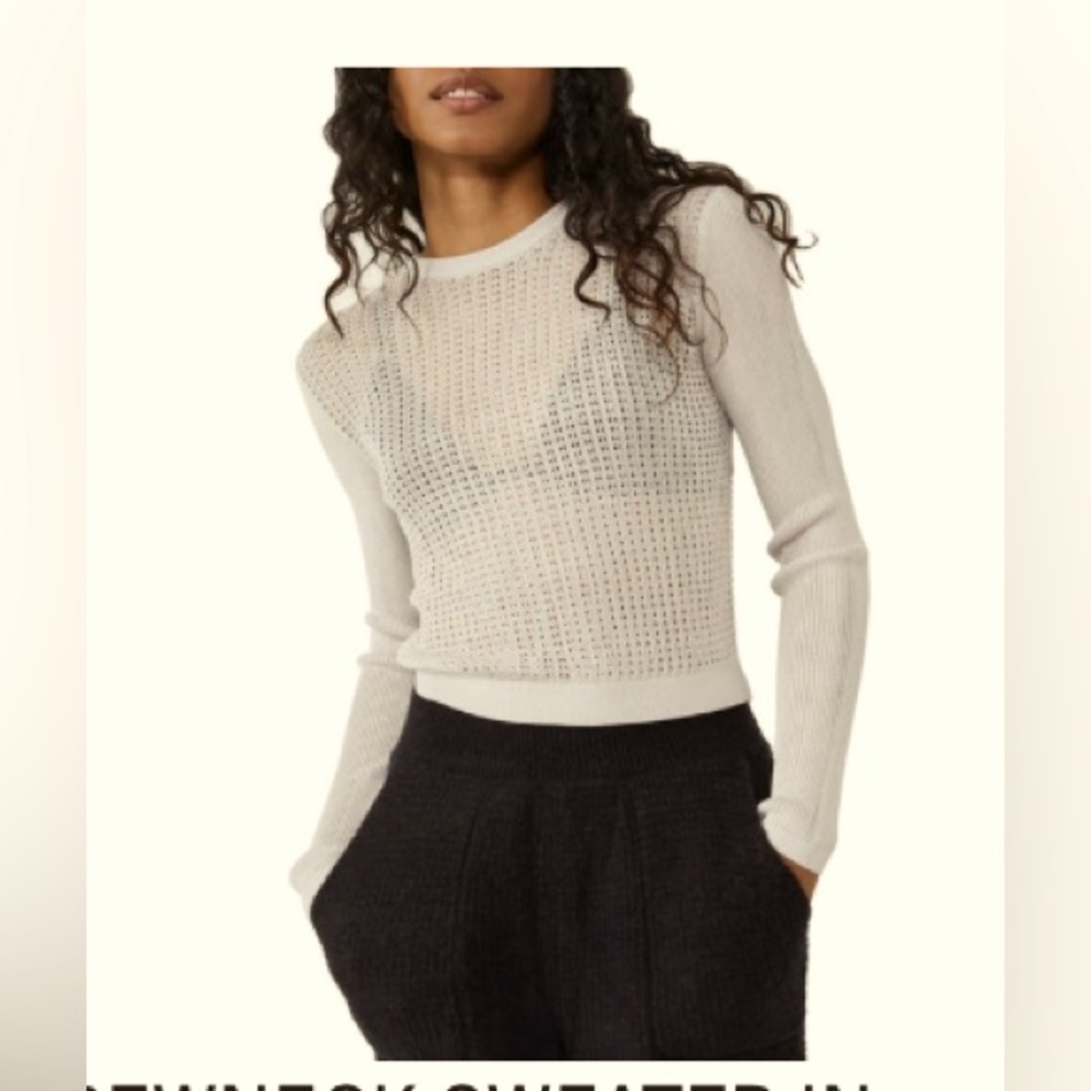 ⭐️⭐️ FREE PEOPLE CREWNECK SWEATER IN FOUND MOON NWT XS